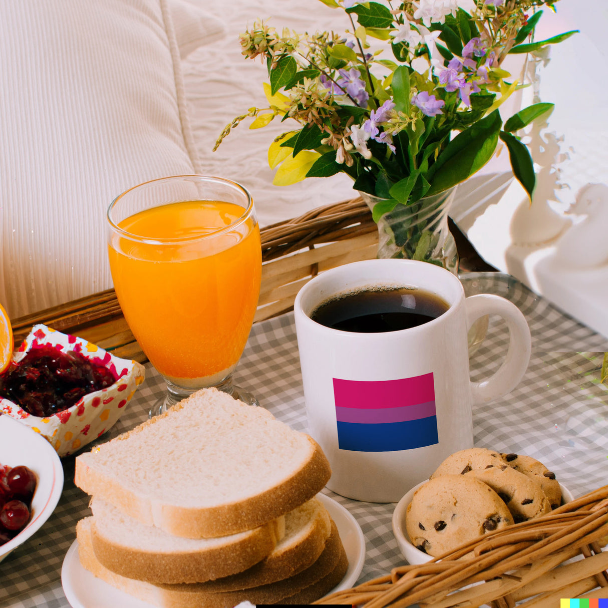 Bisexual Flagge Gleichberechtigung Kaffeebecher