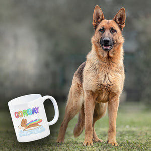 Corgay Hund LGBT-Bewegung Kaffeebecher
