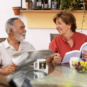 Für den weltbesten Opa Kaffeebecher mit Pokal