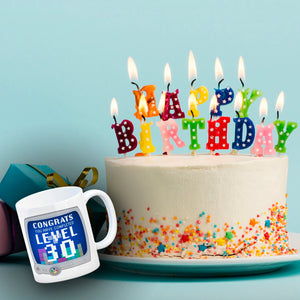 Kaffeebecher für den 30. Geburtstag mit Motiv: Gamer