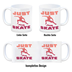 Just Skate Kaffeebecher für Skater