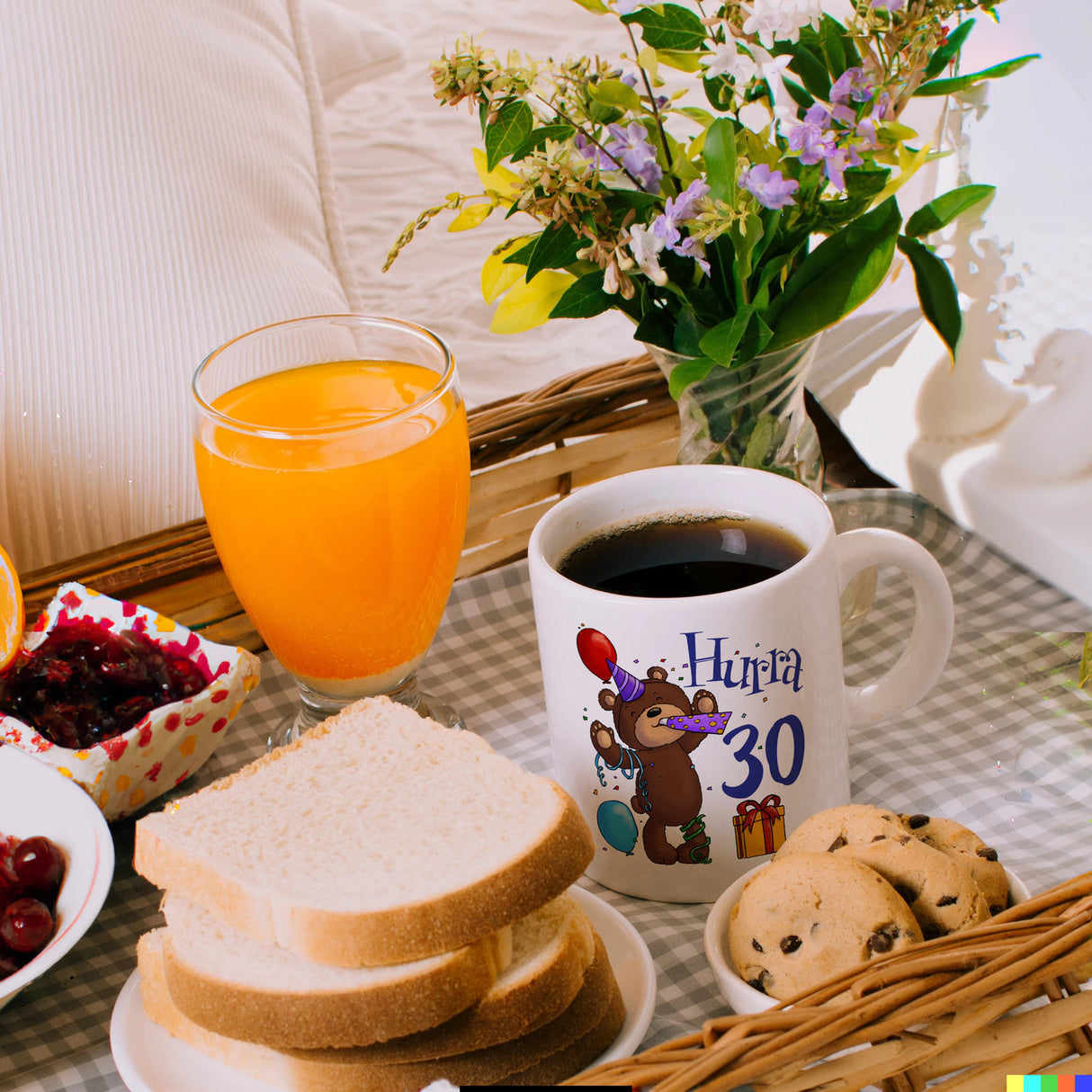 30. Geburtstag Kaffeebecher mit lustigem Spruch: Teddy