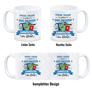 Beste Anwältin der Welt Kaffeebecher