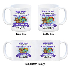 Beste Erzieherin der Welt Kaffeebecher