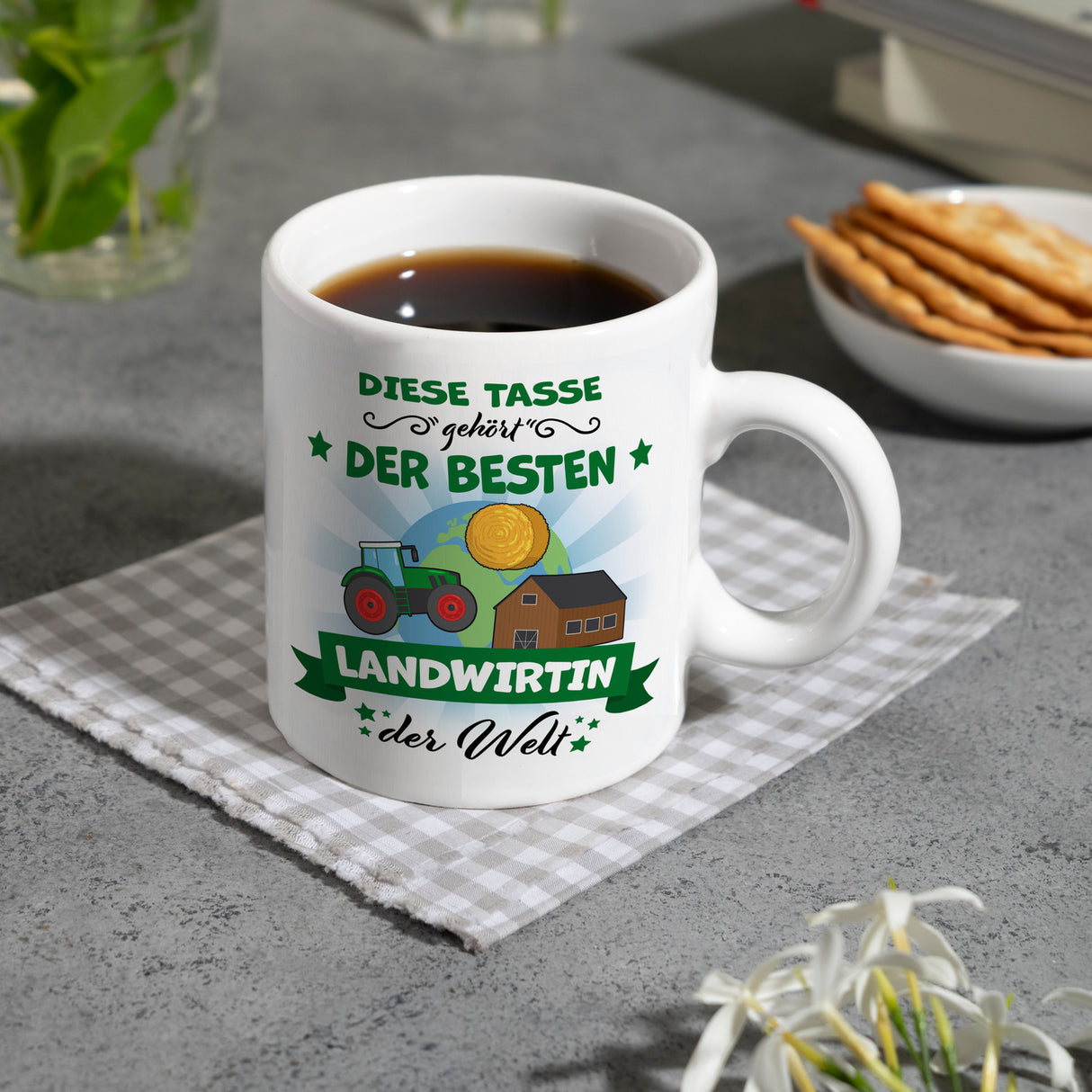 Beste Landwirtin der Welt Kaffeebecher