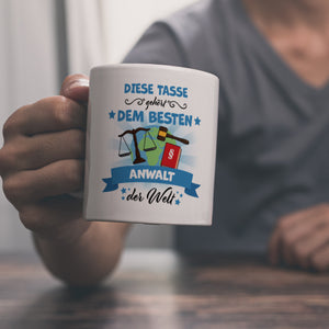 Bester Anwalt der Welt Kaffeebecher