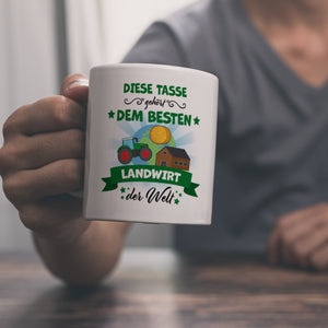 Bester Landwirt der Welt Kaffeebecher
