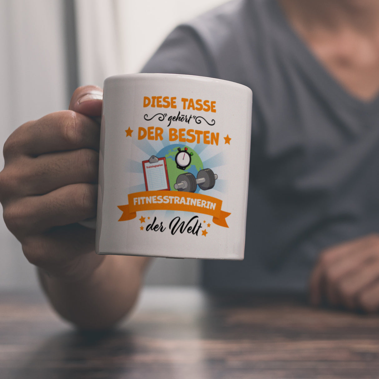 Beste Fitnesstrainerin der Welt Kaffeebecher