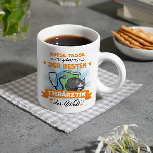 Beste Tierärztin der Welt Kaffeebecher
