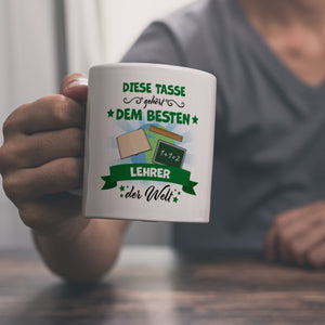 Bester Lehrer der Welt Kaffeebecher