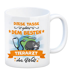 Bester Tierarzt der Welt Kaffeebecher