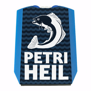 Petri Heil Angler Parkscheibe mit 2 Einkaufswagenchips