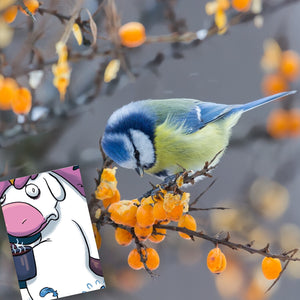Der frühe Vogel kann mich mal Souvenir Magnet mit Einhorn-Motiv