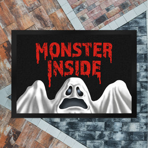 Monster Inside Halloween Fußmatte mit gruseligem Geist Motiv
