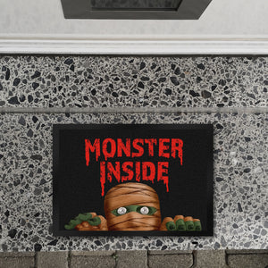 Monster Inside Halloween Fußmatte mit gruseligem Mumie Motiv