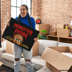 Monster Inside Halloween Fußmatte mit gruseligem Mumie Motiv