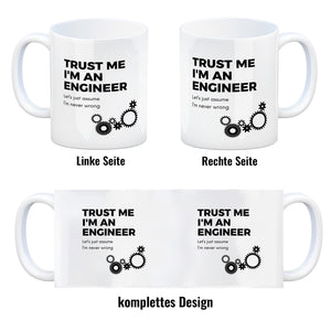 Trust me I'm an engineer Kaffeebecher