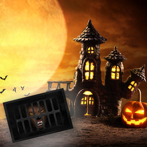 Schachtdeckel Horror Halloween Fußmatte mit Werwolfmotiv