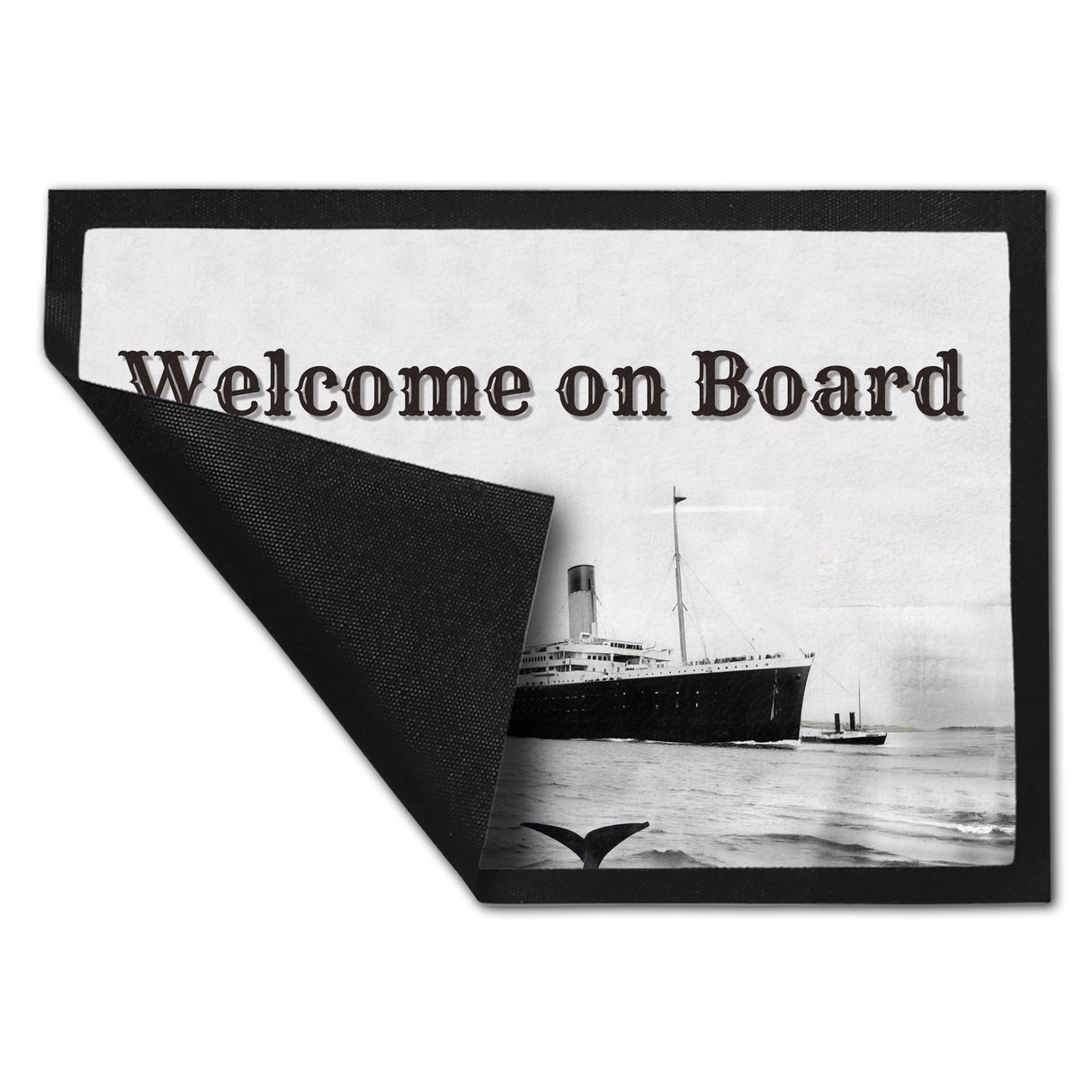 Welcome on Board Fußmatte in 35x50 cm mit Titanic-Motiv