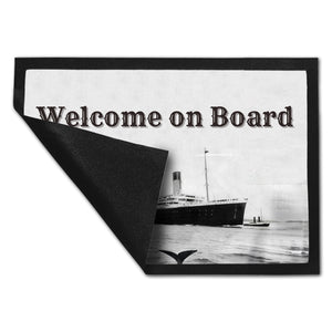Welcome on Board Fußmatte in 35x50 cm mit Titanic-Motiv