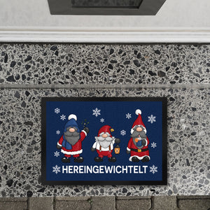 Hereingewichtelt Weihnachtswichtel Fußmatte