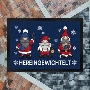 Hereingewichtelt Weihnachtswichtel Fußmatte