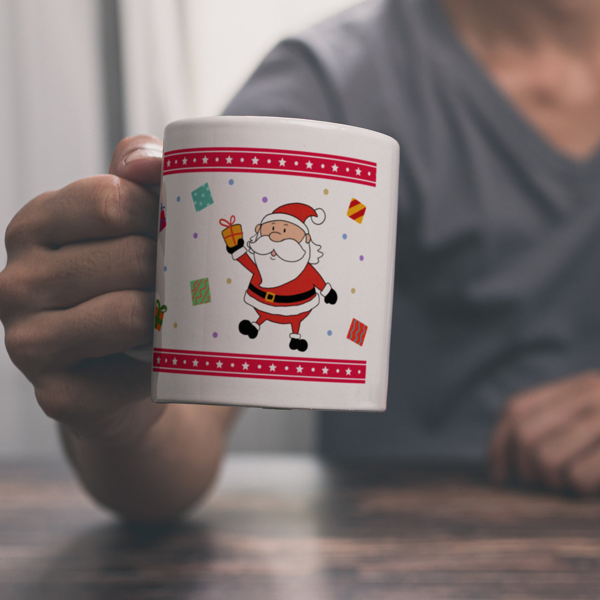 Weihnachtsmann Weihnachten Kaffeebecher
