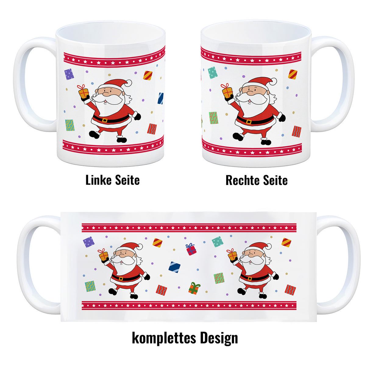 Weihnachtsmann Weihnachten Kaffeebecher