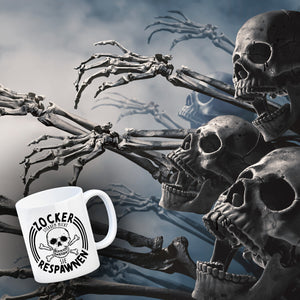 Zocker sterben nicht sie respawnen Totenkopf Kaffeebecher