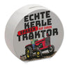 Echte Kerle sparen auf ihren Traktor Spardose für Landwirte