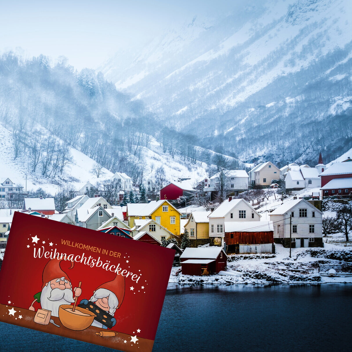 Willkommen in der Weihnachtsbäckerei Souvenir Magnet