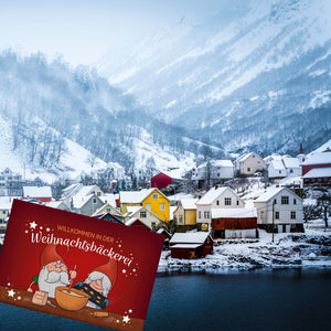 Willkommen in der Weihnachtsbäckerei Souvenir Magnet