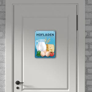 Hofladen Metallschild für den Bauernladen