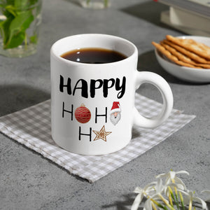 Happy HoHoHo Weihnachtsspruch Kaffeebecher