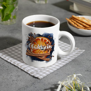Glühweintasse mit Glühweinzutaten Kaffeebecher