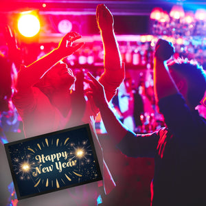Wunderkerzen Happy New Year Fußmatte