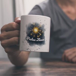 Feuerwerk Frohes Neues Silvester Kaffeebecher