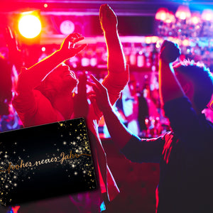 Frohes neues Jahr Metallschild