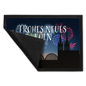 Frohes Neues Köln Fußmatte in 35x50 cm
