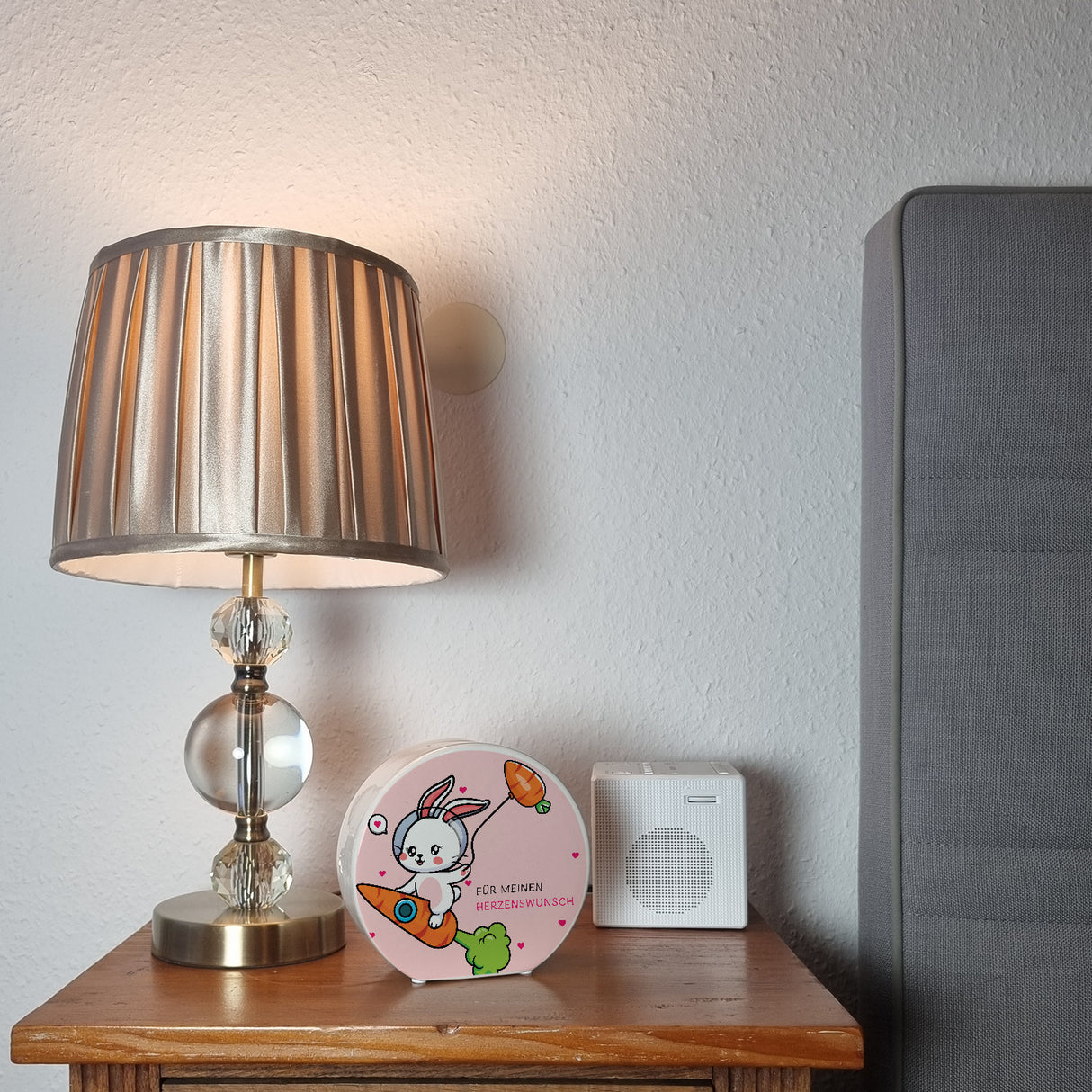 Niedliche Spardose mit Häschen Motiv - Für meinen Herzenswunsch