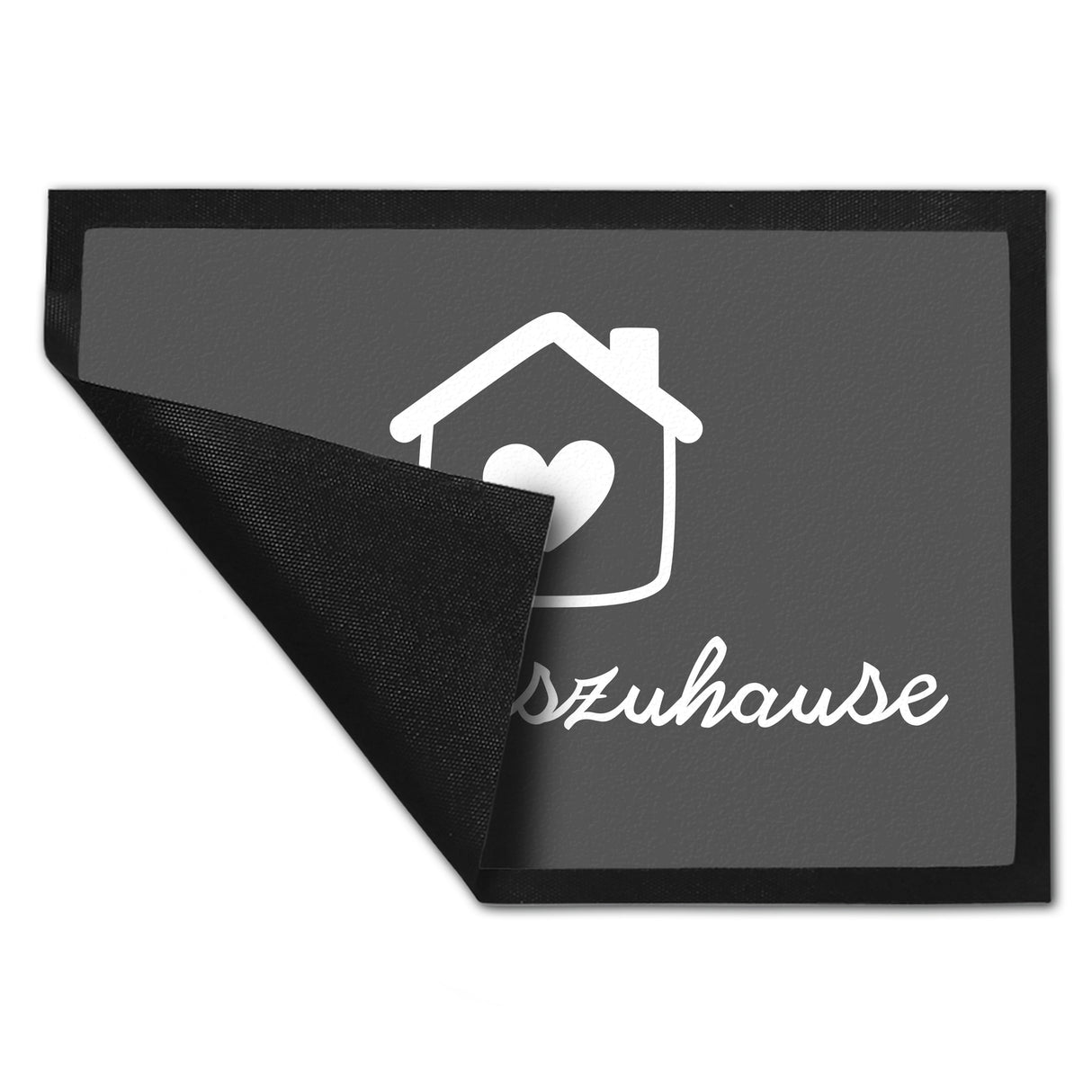 Lieblingszuhause Fußmatte in 35x50 cm mit Haus und Herz