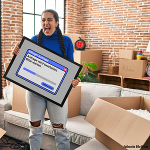 Klingel Anfrage wird bearbeitet Computer Nerd Fußmatte in 35x50 cm