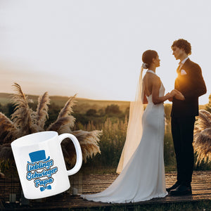 Lieblingsschwiegerpapa Kaffeebecher - Mit Zylinder und Fliege als Geburtstagsgeschenk