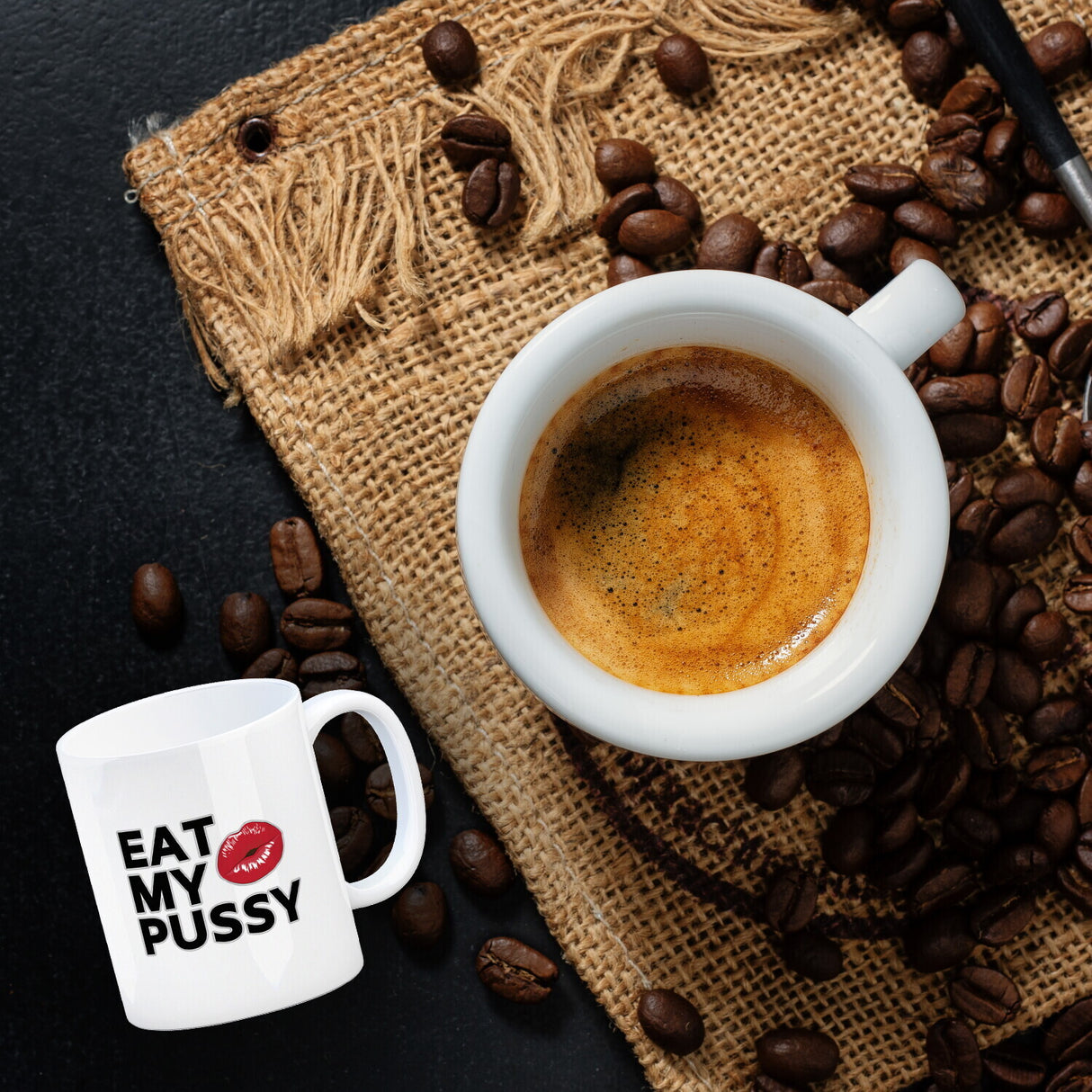 Eat My Pussy Kussmund Kaffeebecher