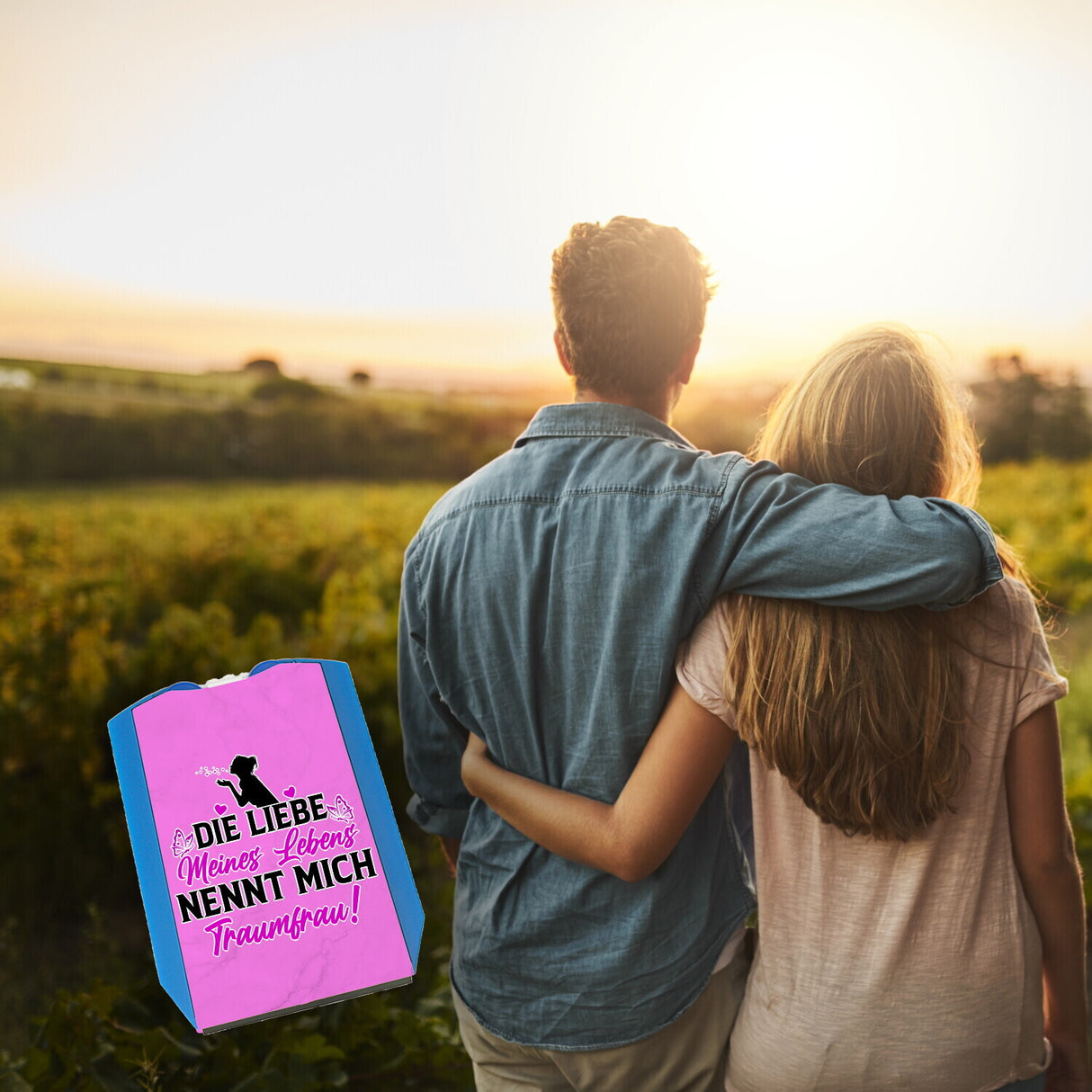 Die Liebe meines Lebens nennt mich Traumfrau Parkscheibe zum Valentinstag