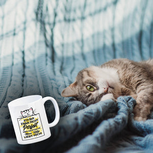 Meine Katze liebt mich Katzen Spruch Kaffeebecher für Katzenliebhaber