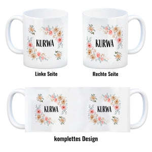 Kurwa Kaffeebecher