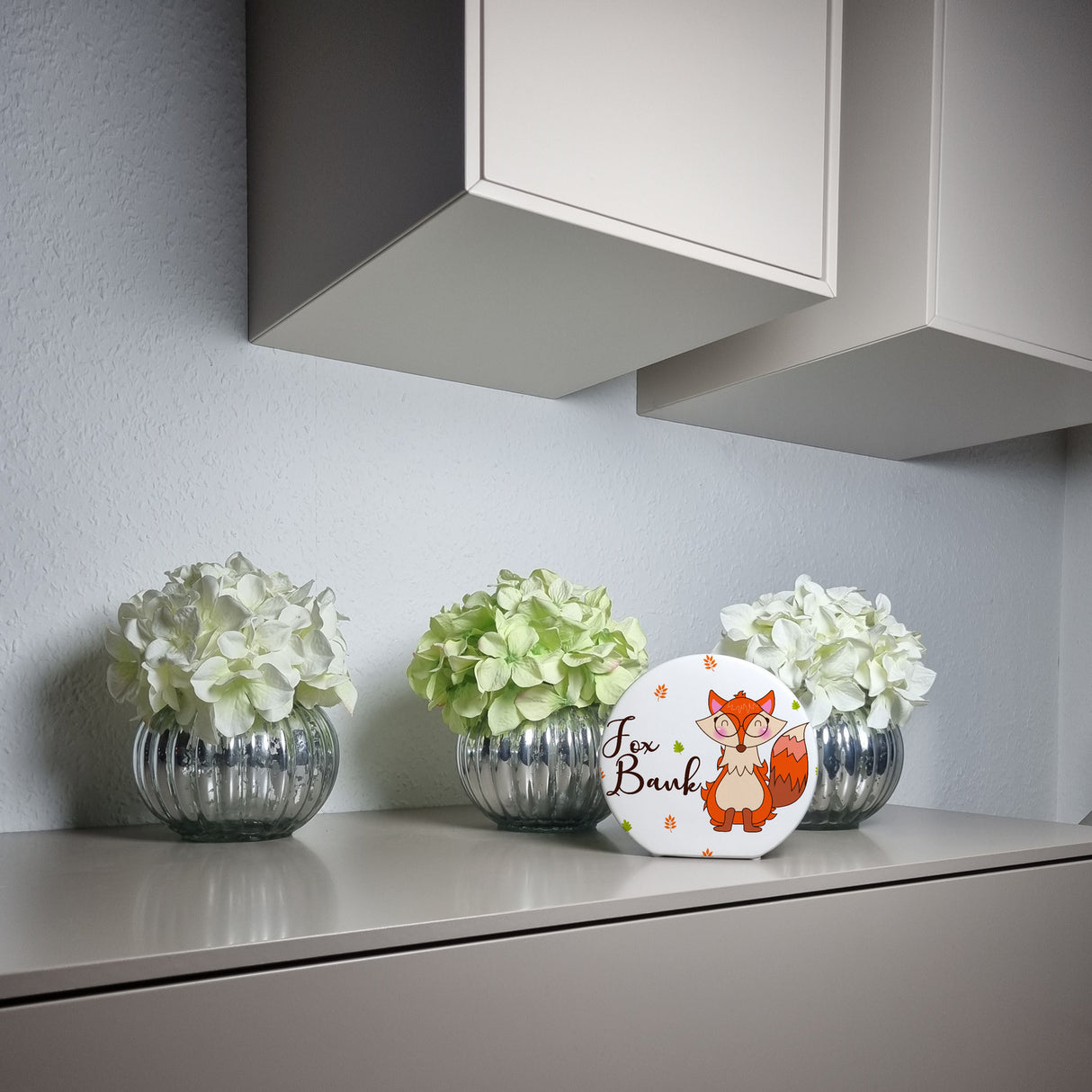 Fuchs Spardose mit Spruch Fox Bank