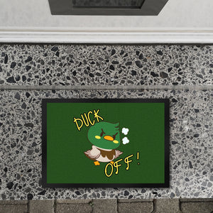 Enten Fußmatte in 35x50 cm mit Spruch DUCK OFF!