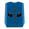 Fitness Parkscheibe in blau mit Spruch BULKING
